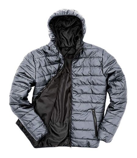 Doudoune à capuche homme - R233M - noir