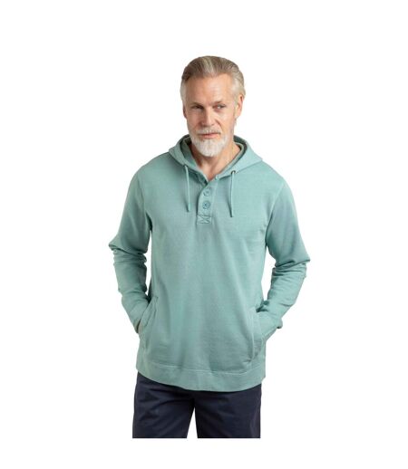 Mens Woodside Loopback Sun Faded Hoodie Mineral Blue Weird Fish