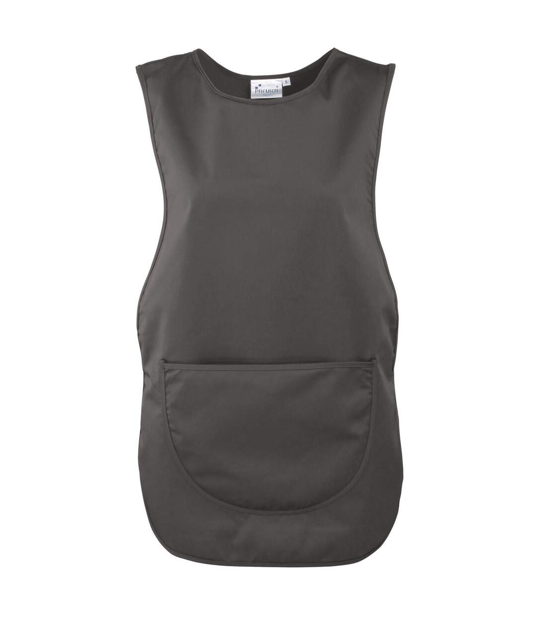 Premier Ladies/Womens Pocket Tabard / Workwear (Dark Grey) (UTRW1078)-1