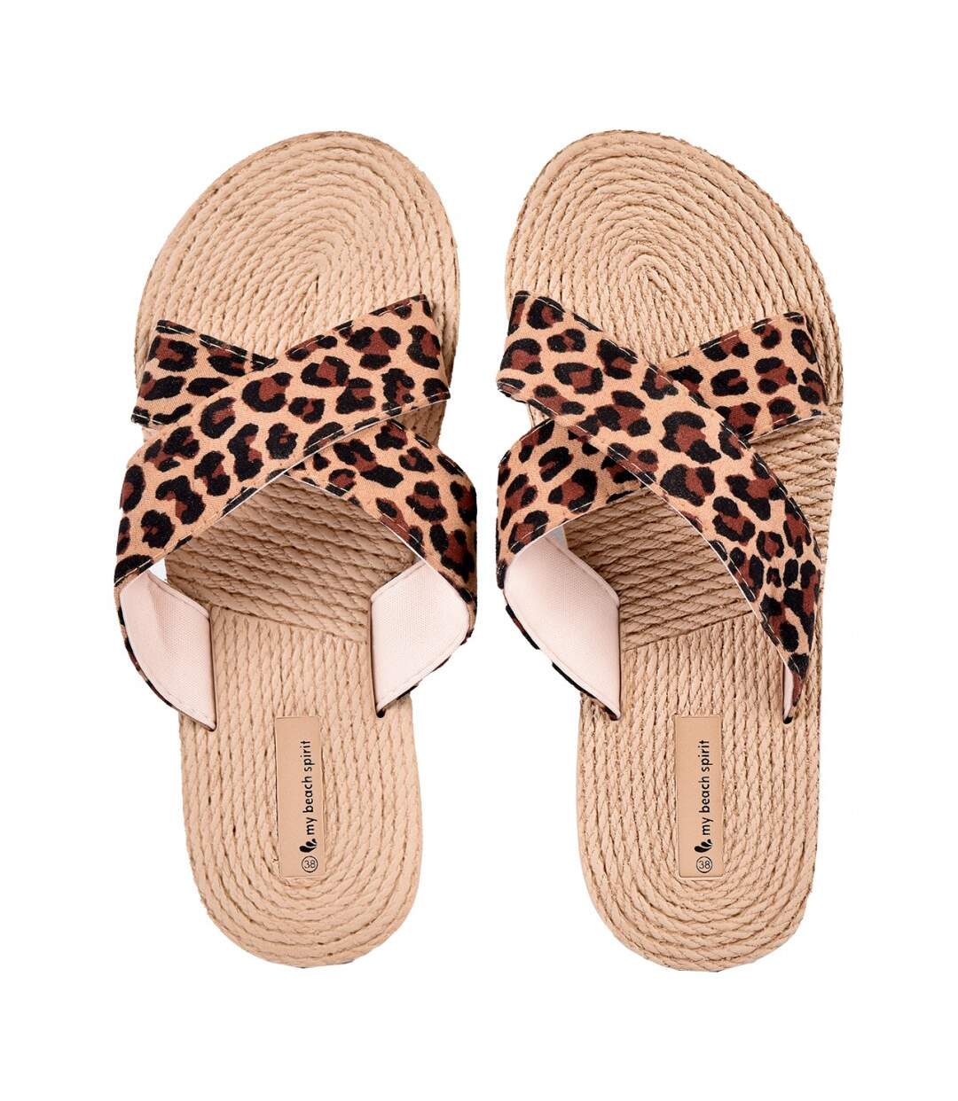 Claquette Femme LEOPARD-3