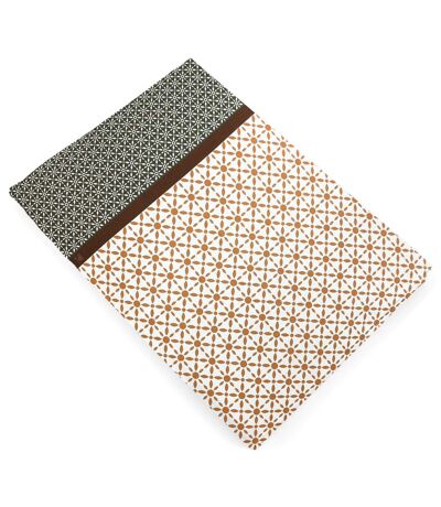 Drap plat percale de coton GABIN ÉPICE