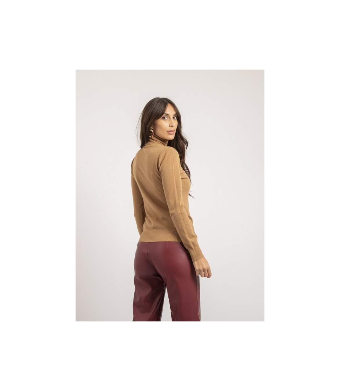 Pull col roulé KOBINA - Dona X Lisa-3