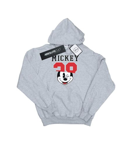 Disney - Sweat à capuche MICKEY MOUSE SPLIT - Femme (Gris chiné) - UTBI10621