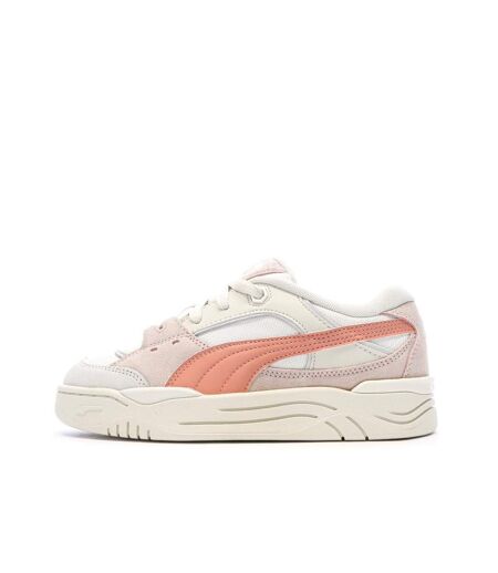 Baskets blanc/roses femme puma -180