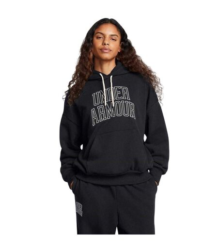 Sweat À Capuche Motif/style Icône Icon Femme Noir Under Armour