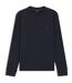 Mens Westart Premium Cotton Crew Neck Sweatshirt Dark Blue Boss-1