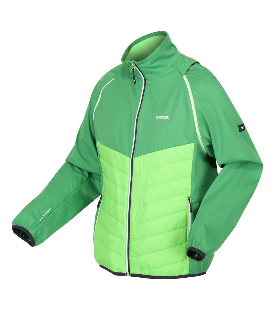 Veste softshell steren hybrid homme vert des champs / vert jasmin Regatta Regatta