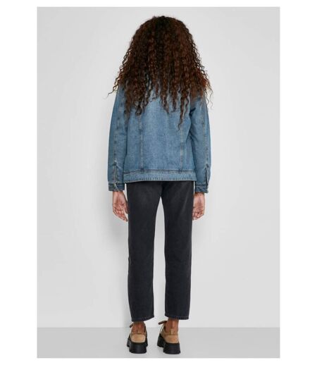 Veste sherpa en denim