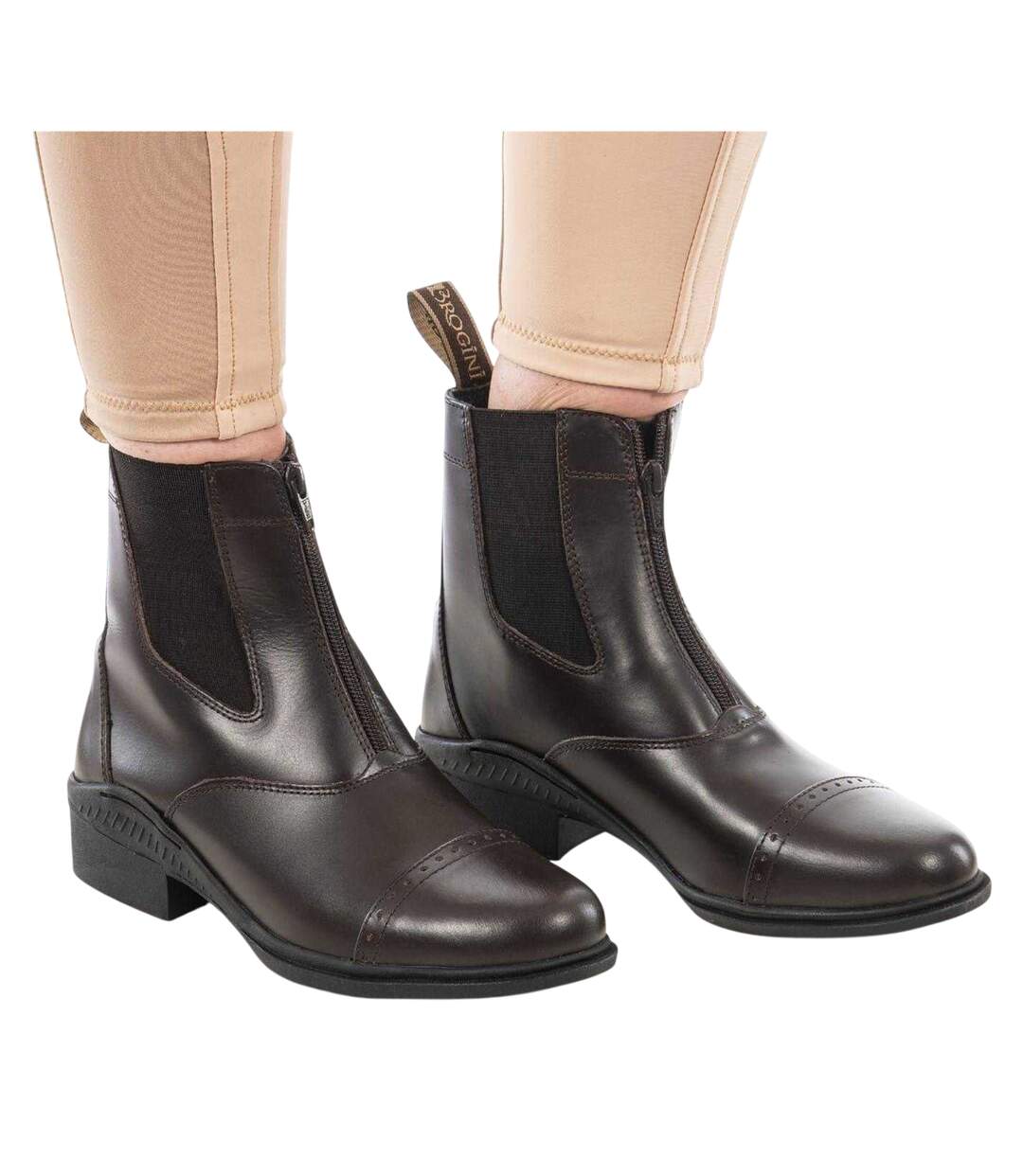 Bottes De Paddock Tivoli Femme Marron Brogini-3