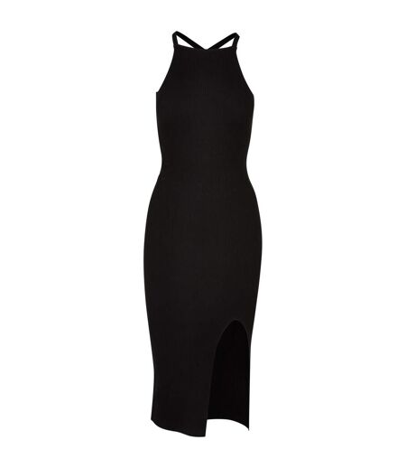 Robe Mi-longue Femme Noir Urban Classics