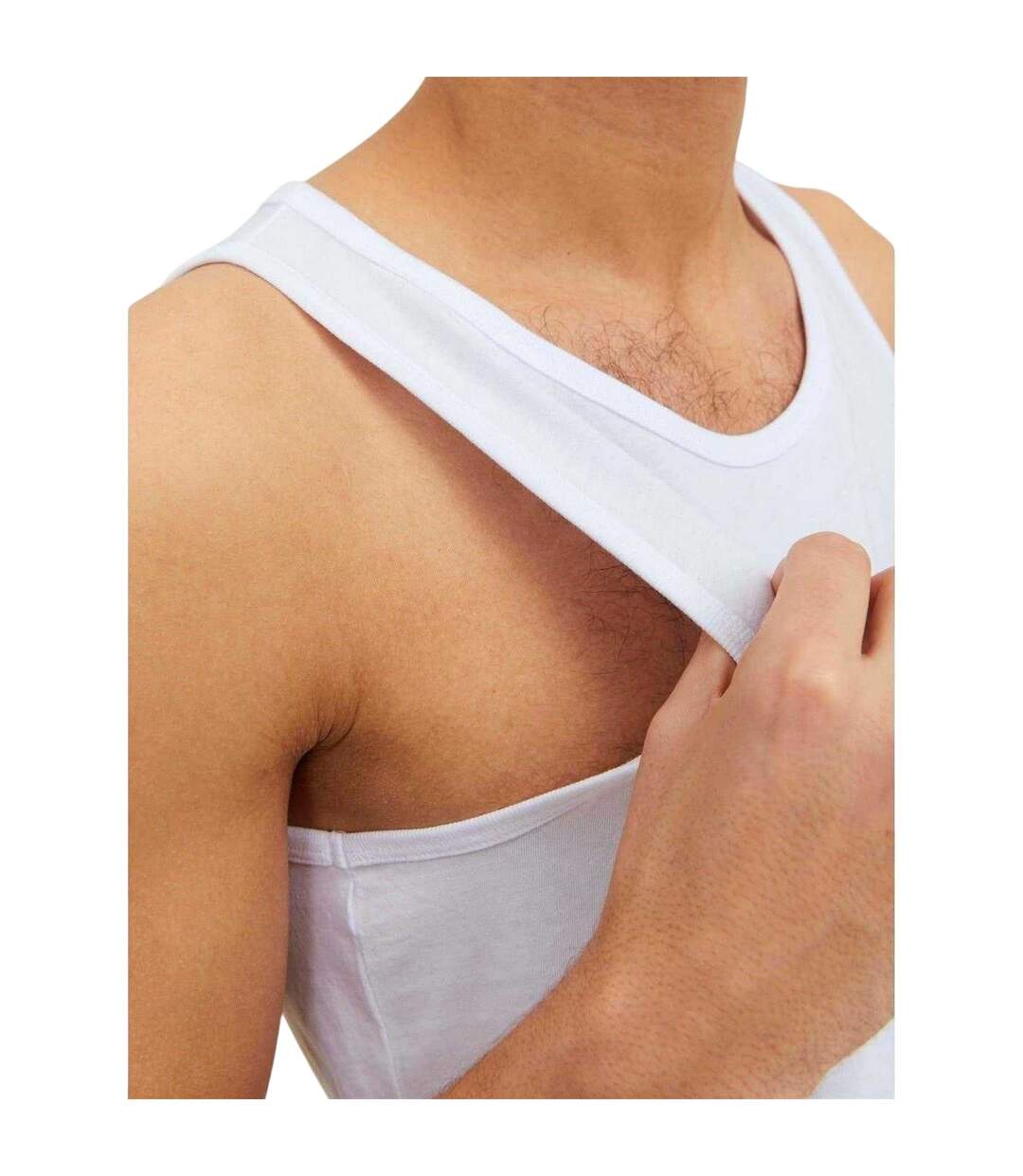 Lot De 2  Débardeurs Homme Blanc Jack And Jones-4