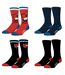 Lot de 4 paires de chaussettes homme La vache qui rit Freegun-1