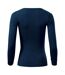 T-shirt Manches Longues Femme Bleu Marine Foncé Malfini-2