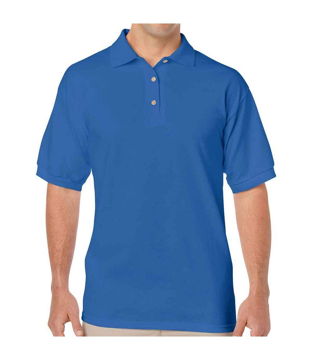 Polo homme bleu roi Gildan Gildan