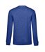 Sweat Manches Cousues Femme Bleu Roi Chiné B&C-2