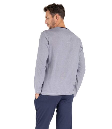 Pyjama long col v homme L'intemporel Eminence