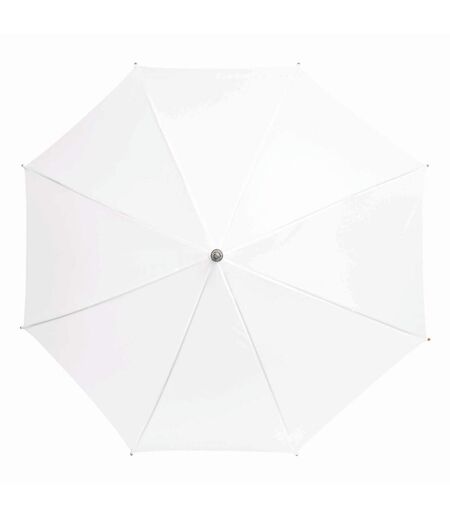 Parapluie Droit Motif/style Poignée En Bois Tango 89 Cm X 103 Cm Blanc L-Merch