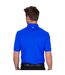 Polo de golf surpiqué pour hommes bleu royal Island Green