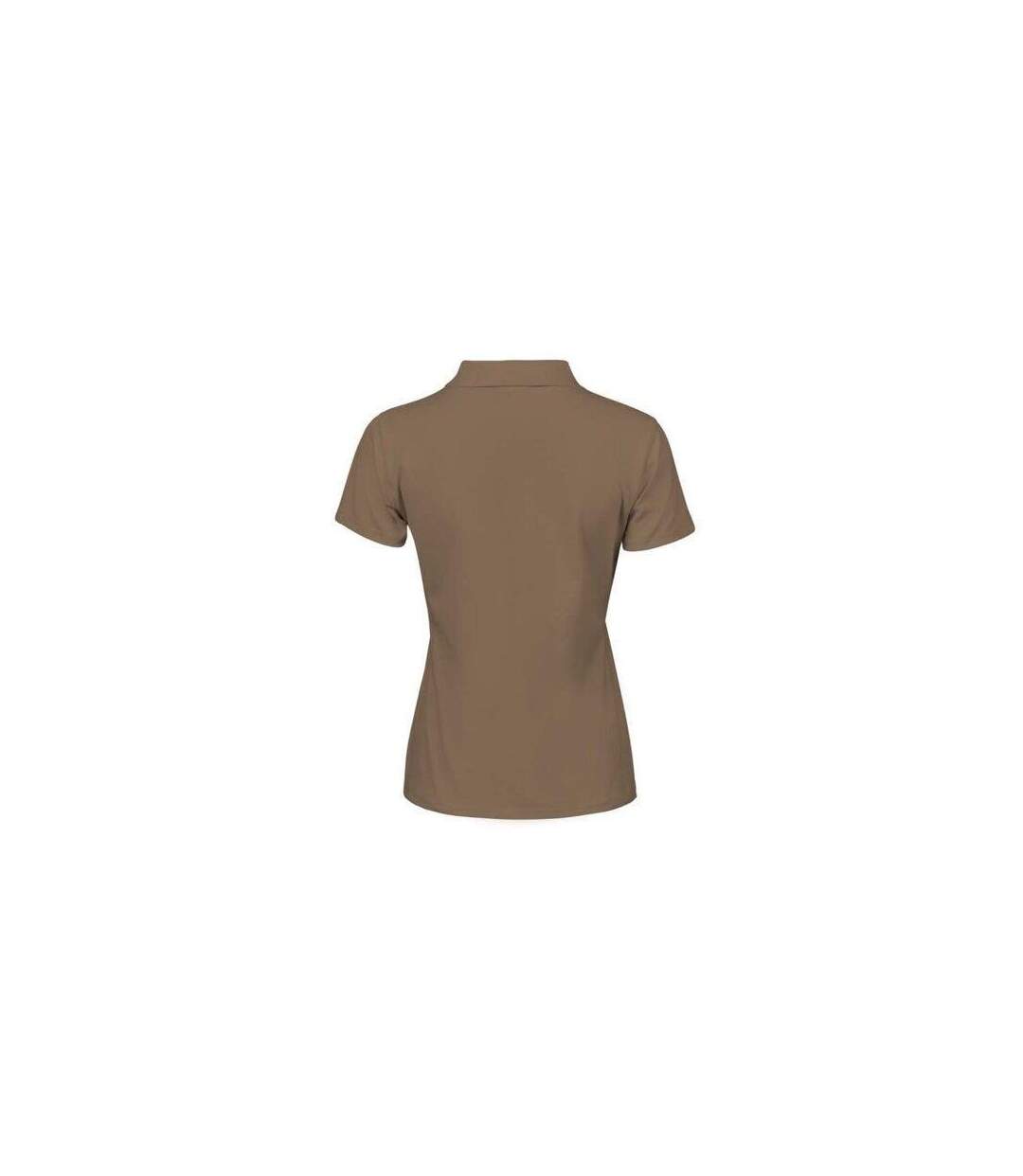 Womens/ladies Luxury Stretch Short Sleeve Polo Shirt Wood Tee Jays-4
