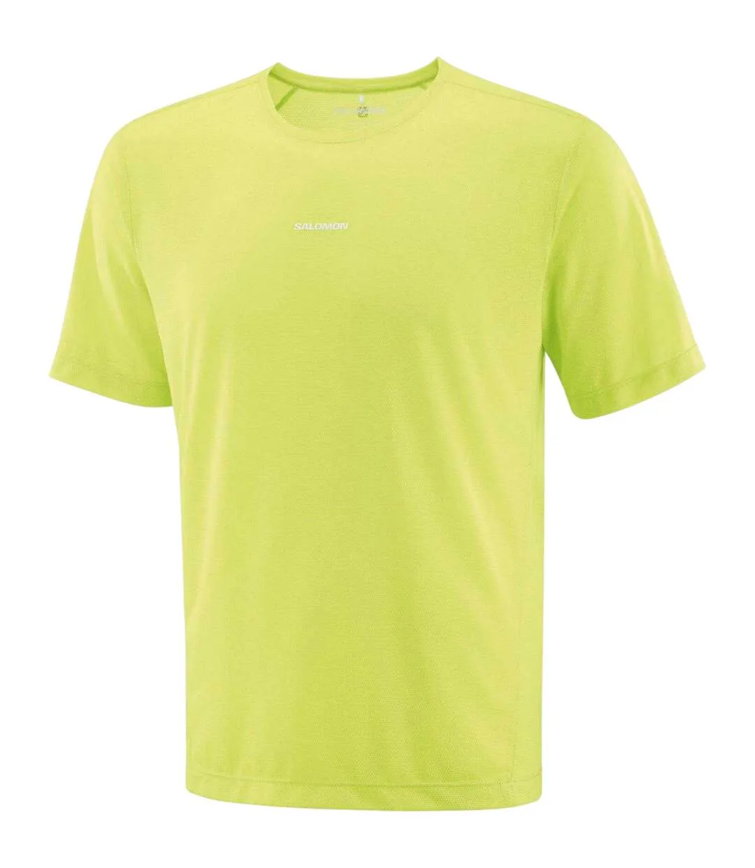 T-shirt Course À Pied Motif/style Logo Shakeout Core Homme Vert Clair Vif Salomon-2
