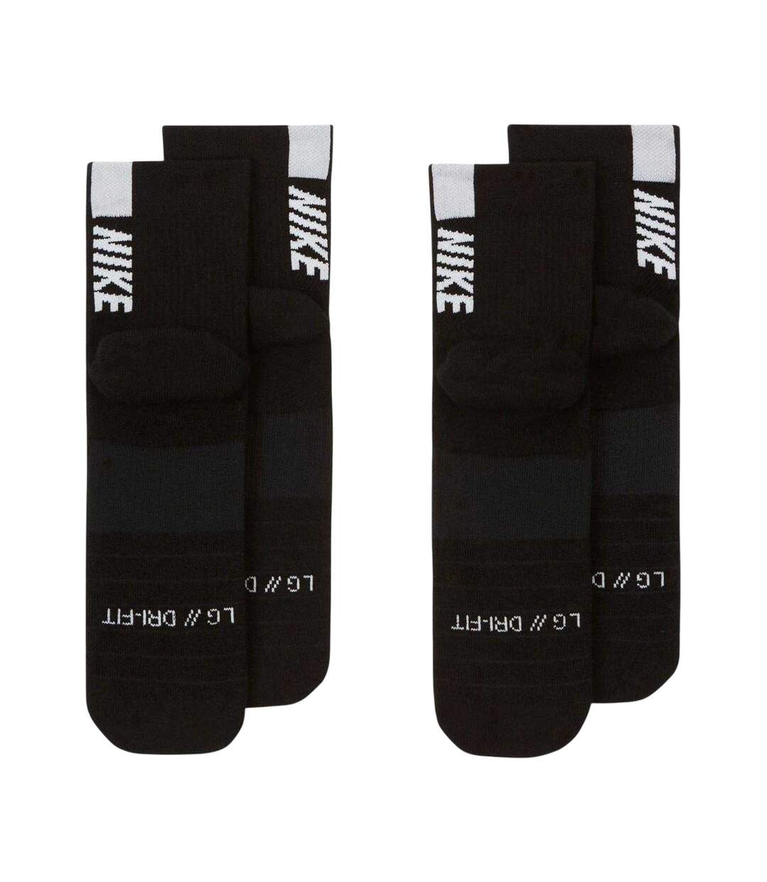 Lot De 2  Socquettes Adulte Noir Nike-2