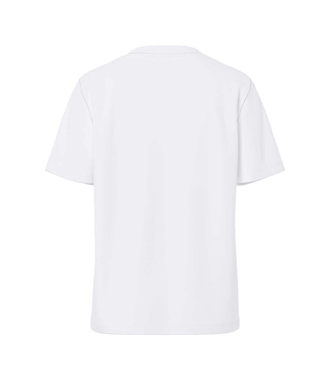 T-Shirt blanc femme pieces pcoda-2