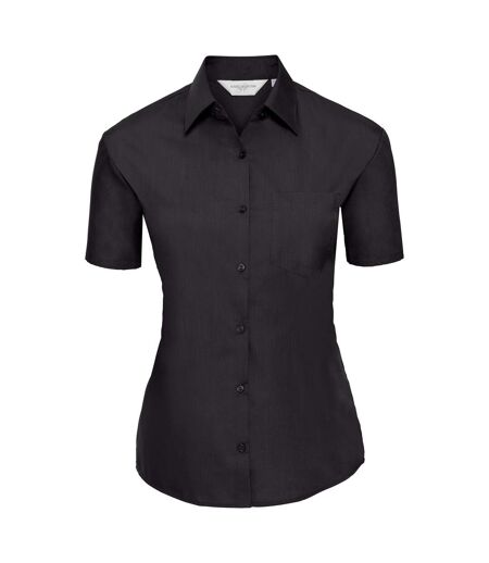 Collection Chemisier À Manches Courtes Femme Noir Russell