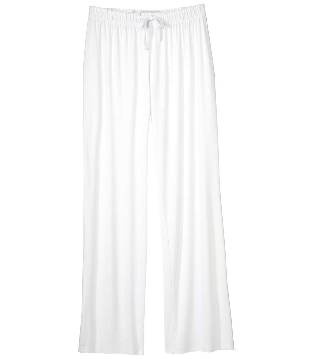 Bílé splývavé kalhoty Atlas For Men