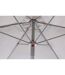 Parasol droit rond Anzio - Diam. 230 cm - Taupe