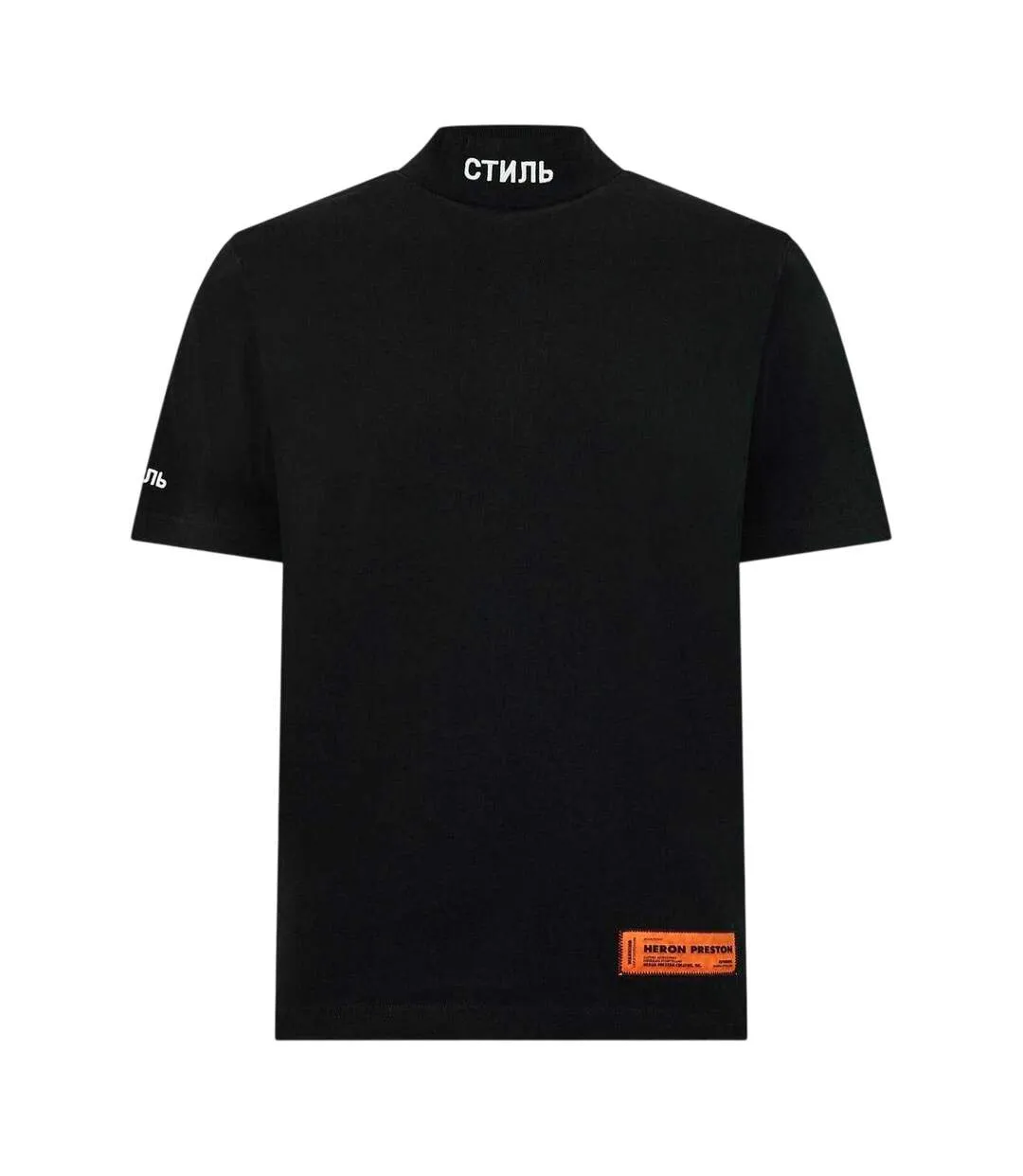 T-shirt Ctmnb Homme Noir Blanc Heron Preston-2