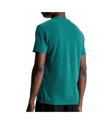 T-shirt Vert Homme Calvin Klein Jeans Two Tone