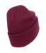 Bonnet À Revers En Coton Biologique Original Bordeaux Beechfield-3
