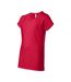 T-shirt femme rouge vif Gildan