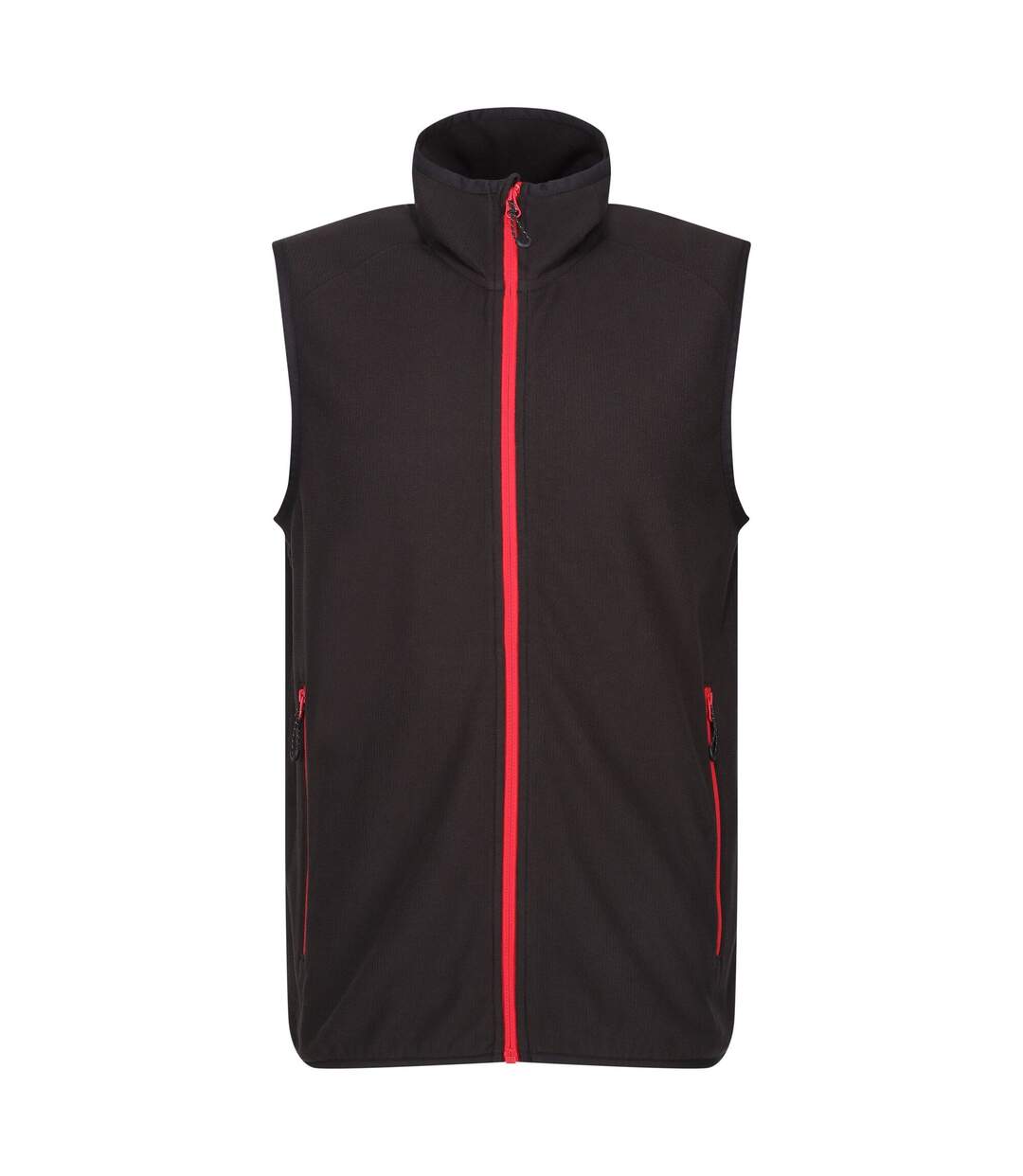 Mens fleece gilet black/classic red Regatta Professional-1