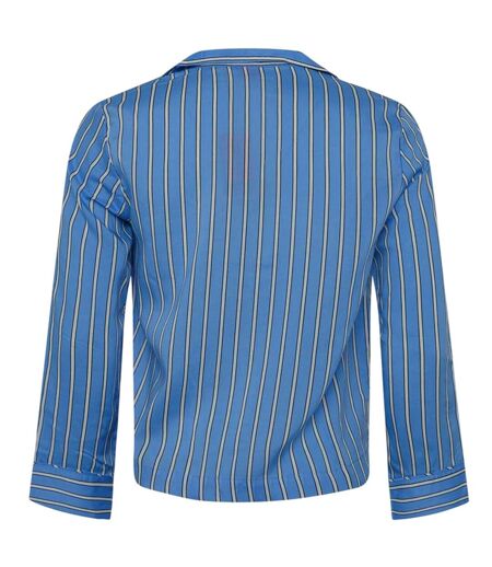 Haut De Pyjama Motif/style Logo Femme Bleu Hugo