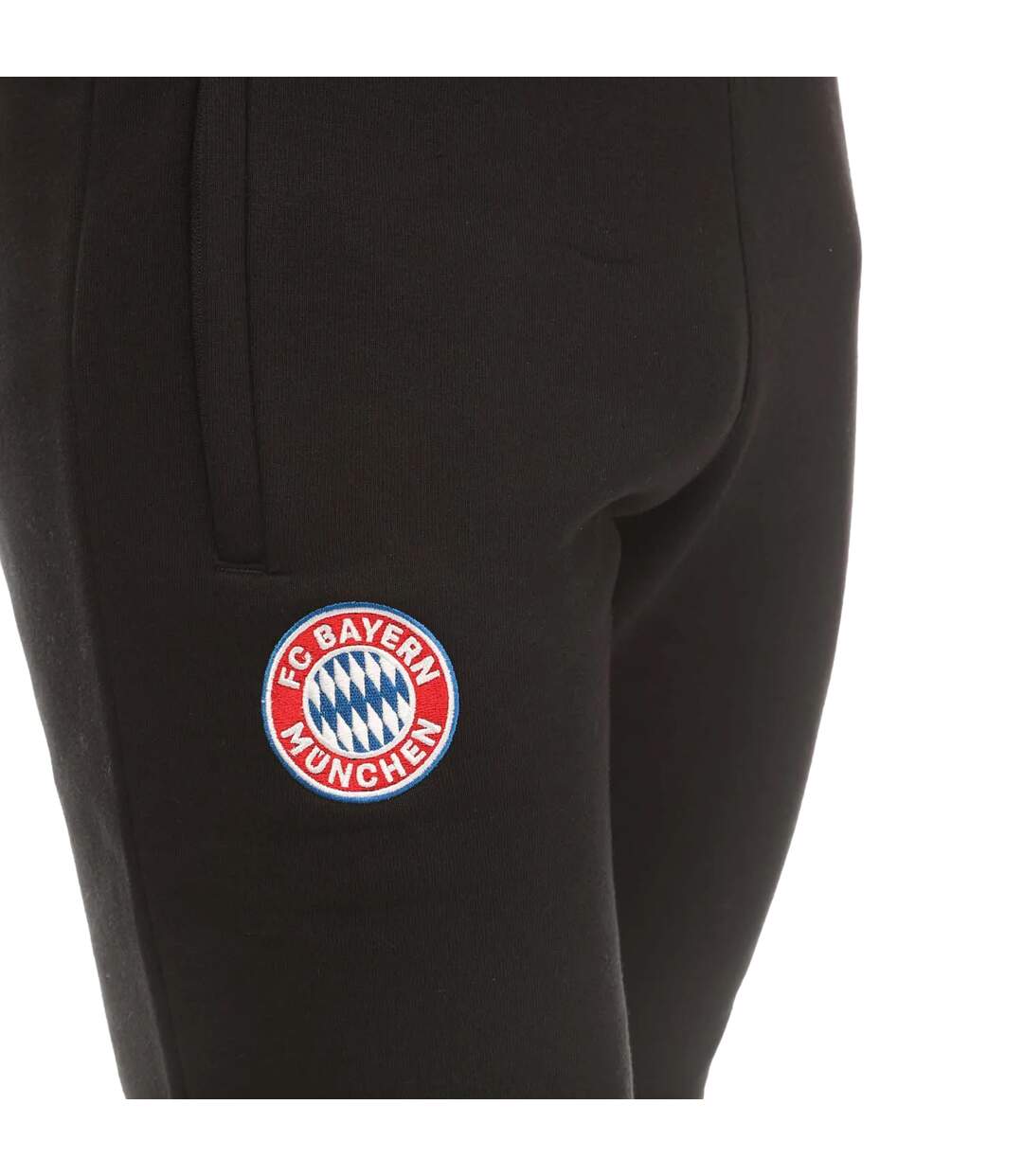 Mens Essentials Fc Bayern Munich Jogging Bottoms Black Adidas-3