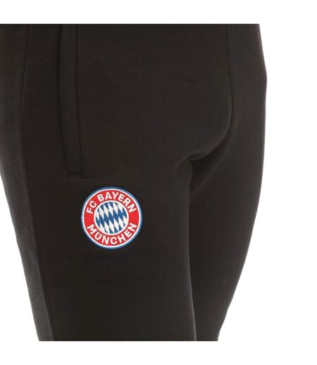 Mens Essentials Fc Bayern Munich Jogging Bottoms Black Adidas