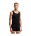 Pack Of 3  Mens Scoop Neck Regular Tank Top  Black Boss-3