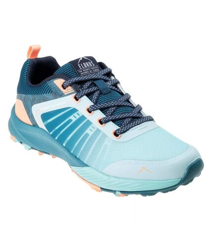 Womens/ladies noruta walking shoes sky blue/tile blue/light orange Elbrus