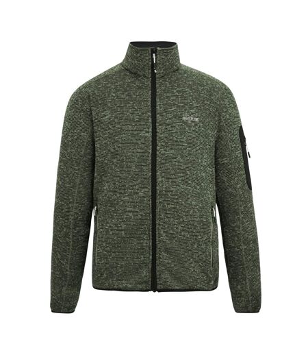 Mens Newhill Marl Full Zip Fleece Jacket Light Sage Regatta