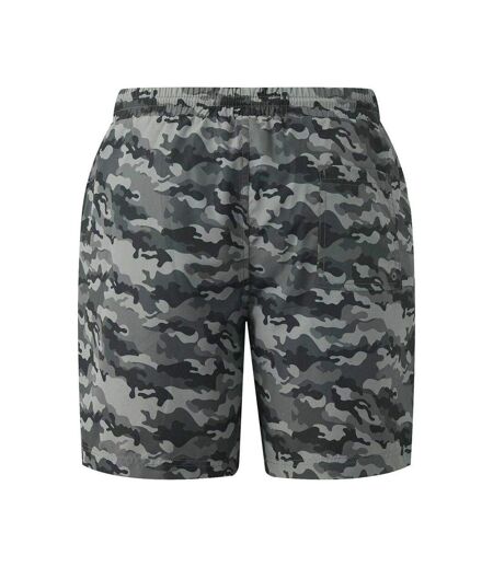 Short De Bain Motif/style Camouflage Homme Gris Pretty Boy Ugly World