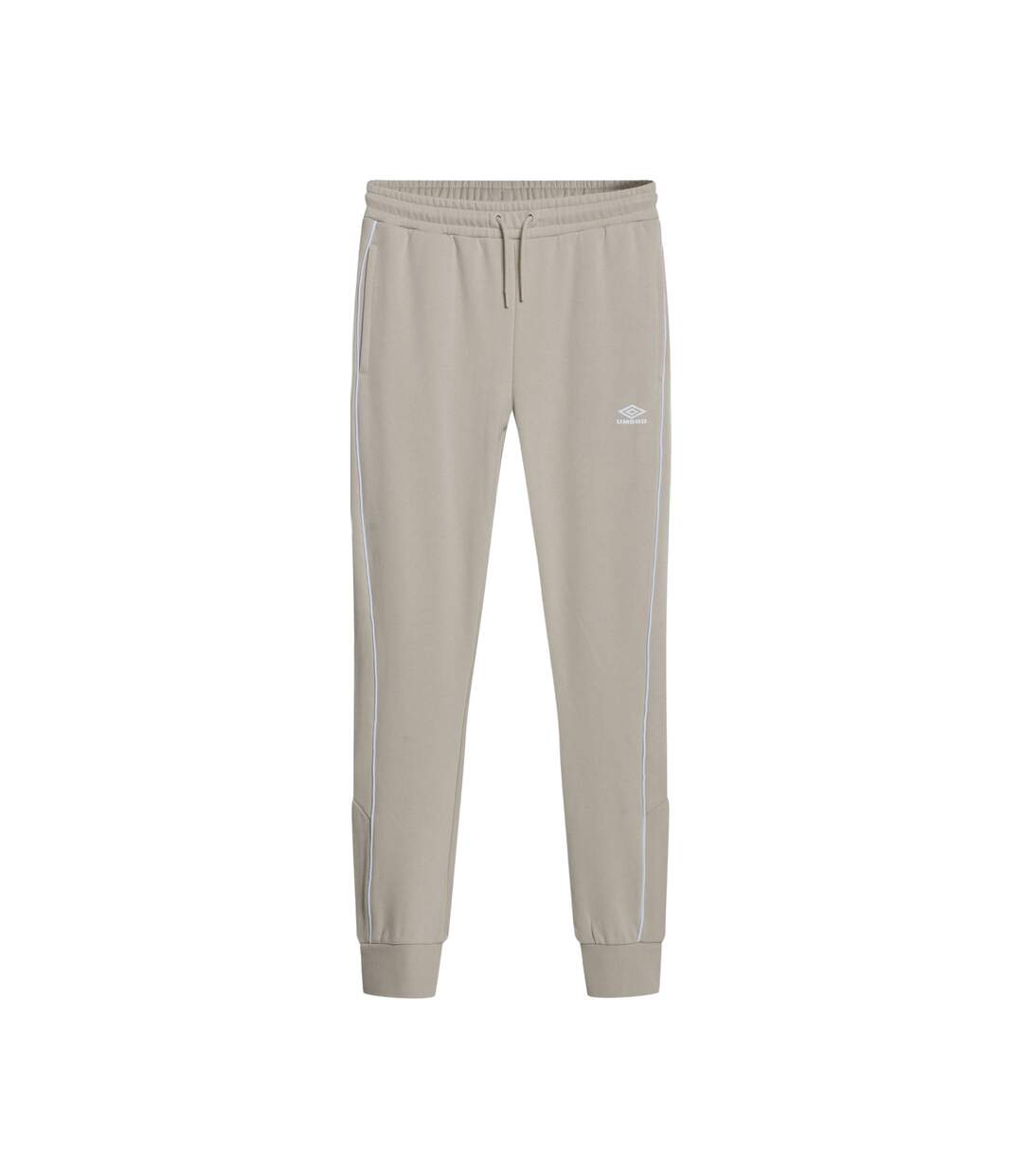 Mens Panelled Jogging Bottoms Pelican Brilliant White Umbro-1