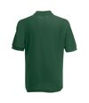 Fruit Of The Loom Mens 65/35 Heavyweight Pique Short Sleeve Polo Shirt (Bottle Green)