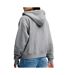 Sweat zippé à capuche femme gris chiné superdry relaxed crop-2
