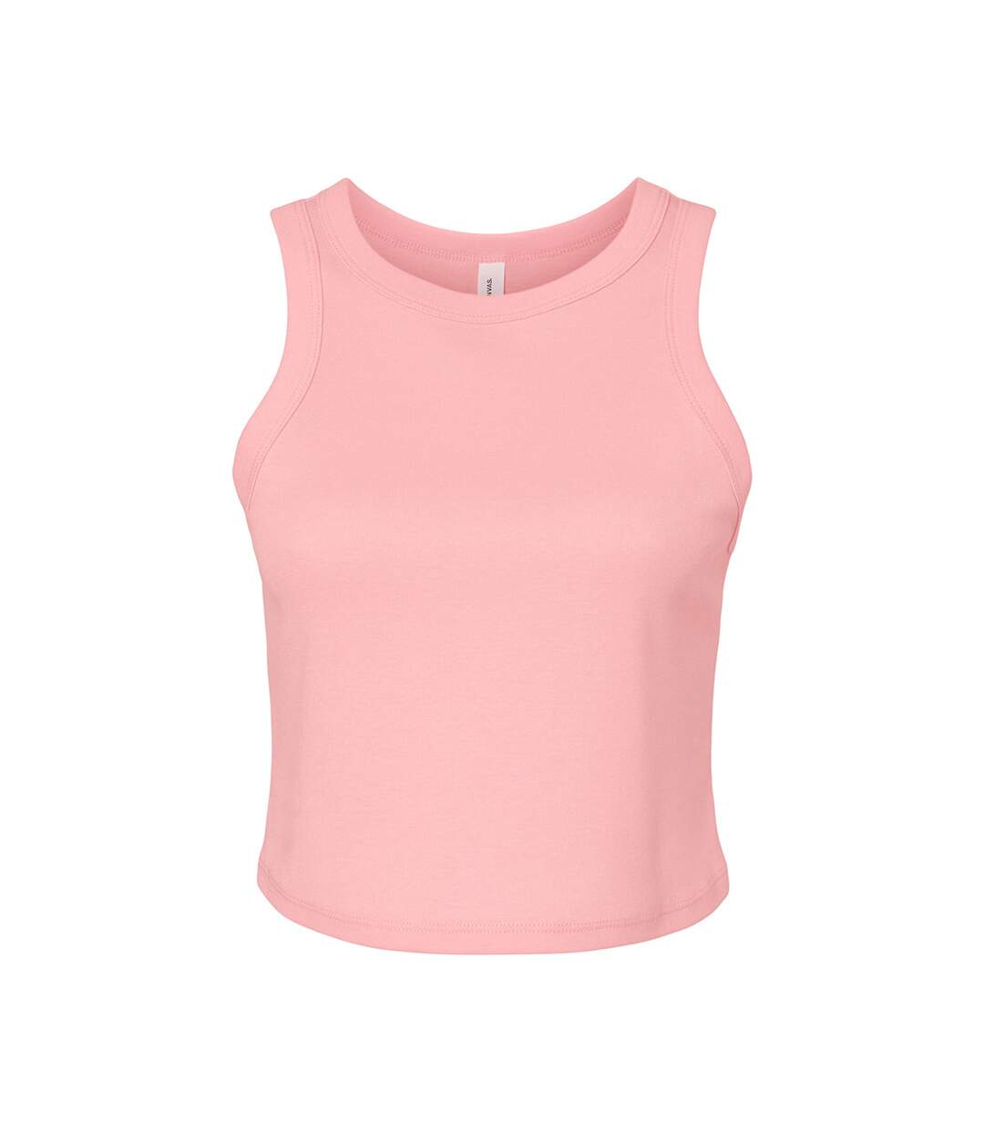 Womens/ladies tank top solid pink Bella + Canvas-1