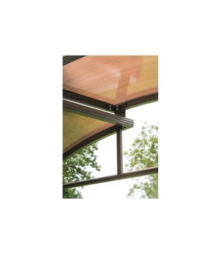 Abri Barbecue Toit Aéré 240cm Gris Anthracite