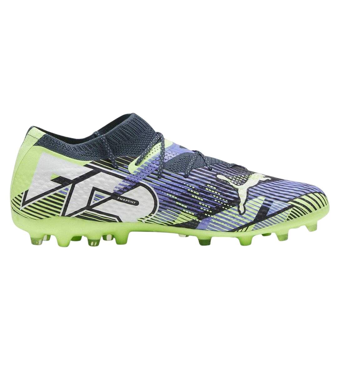 Mens Future 7 Pro+ Geometric Pattern Firm Ground Football Boots Frost Gray Puma-1