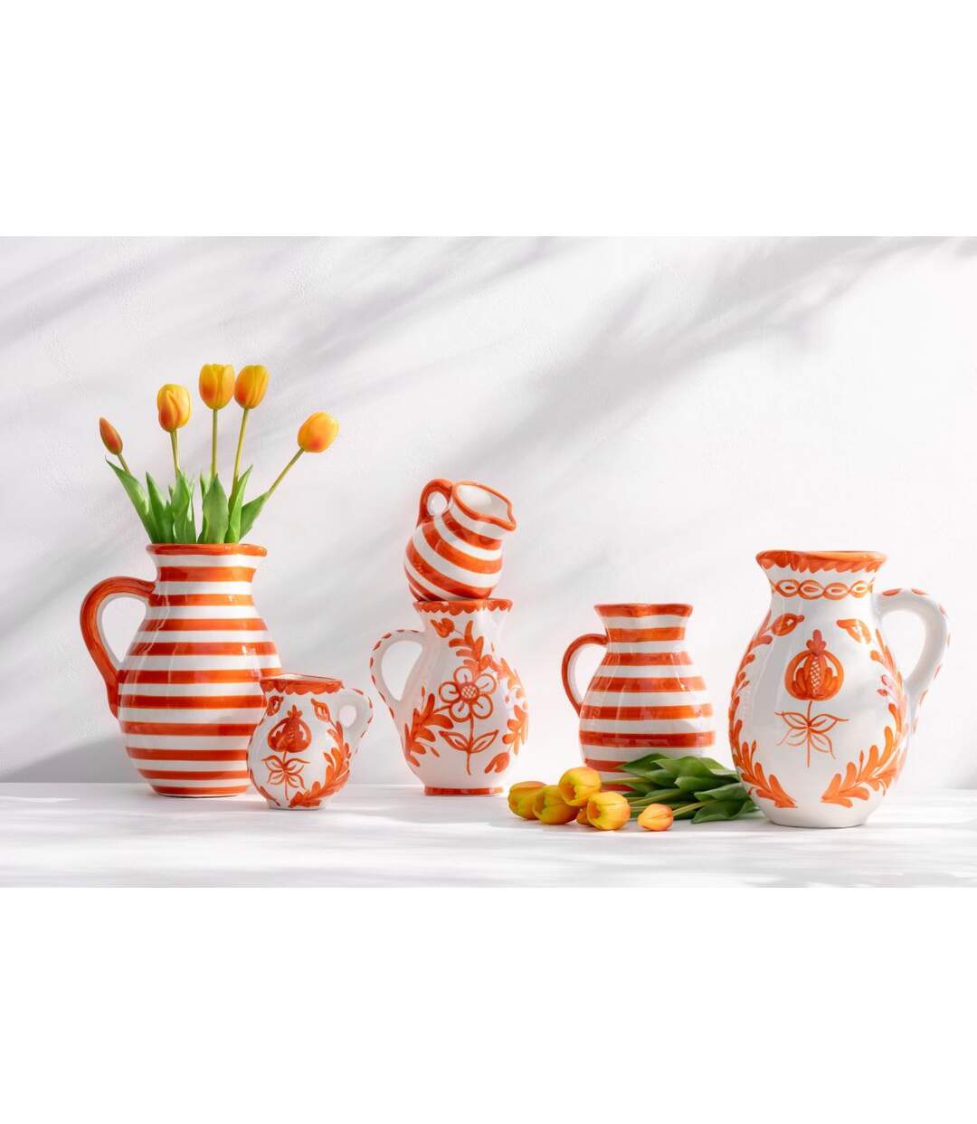 Pichet en Céramique Granada 0,5L Orange-3