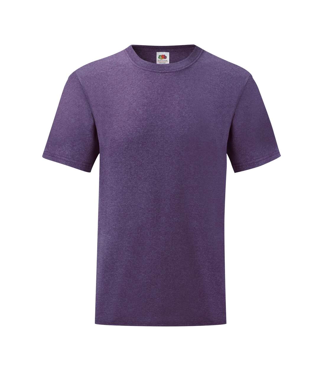 T-shirt Valueweight Homme Violet Chiné Fruit Of The Loom-1