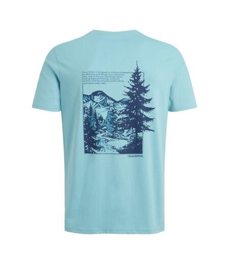 Mens Lucent Ii Valley Back Print Short-sleeved T-shirt Saltpool Craghoppers